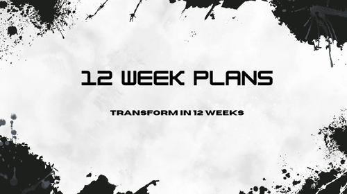 12 WEEK PLANS